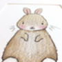 Children's Woodland Baby Animal Nursery Wall Art Print, thumbnail 5 of 11