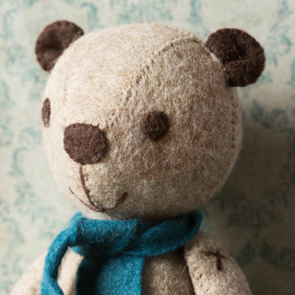 Felt Vintage Teddy Craft Kit By Corinne Lapierre