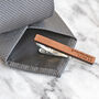 Personalised Groomsmen Wood Wedding Tie Clips, thumbnail 2 of 8