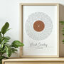 Favourite Song Personalised Print, thumbnail 2 of 4