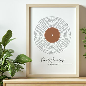 Favourite Song Personalised Print, 2 of 4
