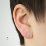 Sterling Silver Penguin Earrings, thumbnail 6 of 8