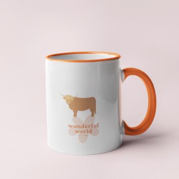 Highland Cow Personalised Mug, 2 of 3
