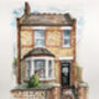 Personalised House Portrait Illustration, thumbnail 1 of 12