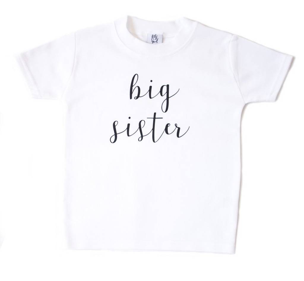 'Big Sister' T Shirt By Rose & Guy | notonthehighstreet.com