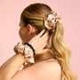 Silver Cloud Mixed Satin Scrunchies Double Pack, thumbnail 5 of 6