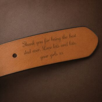 Personalised Custom Message Belt, 3 of 3