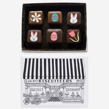 Biscuiteers Hand Iced Little Box Easter Chocolates, 2 of 2