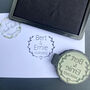 Personalised Wedding Rubber Stamp – Custom Design, thumbnail 1 of 3