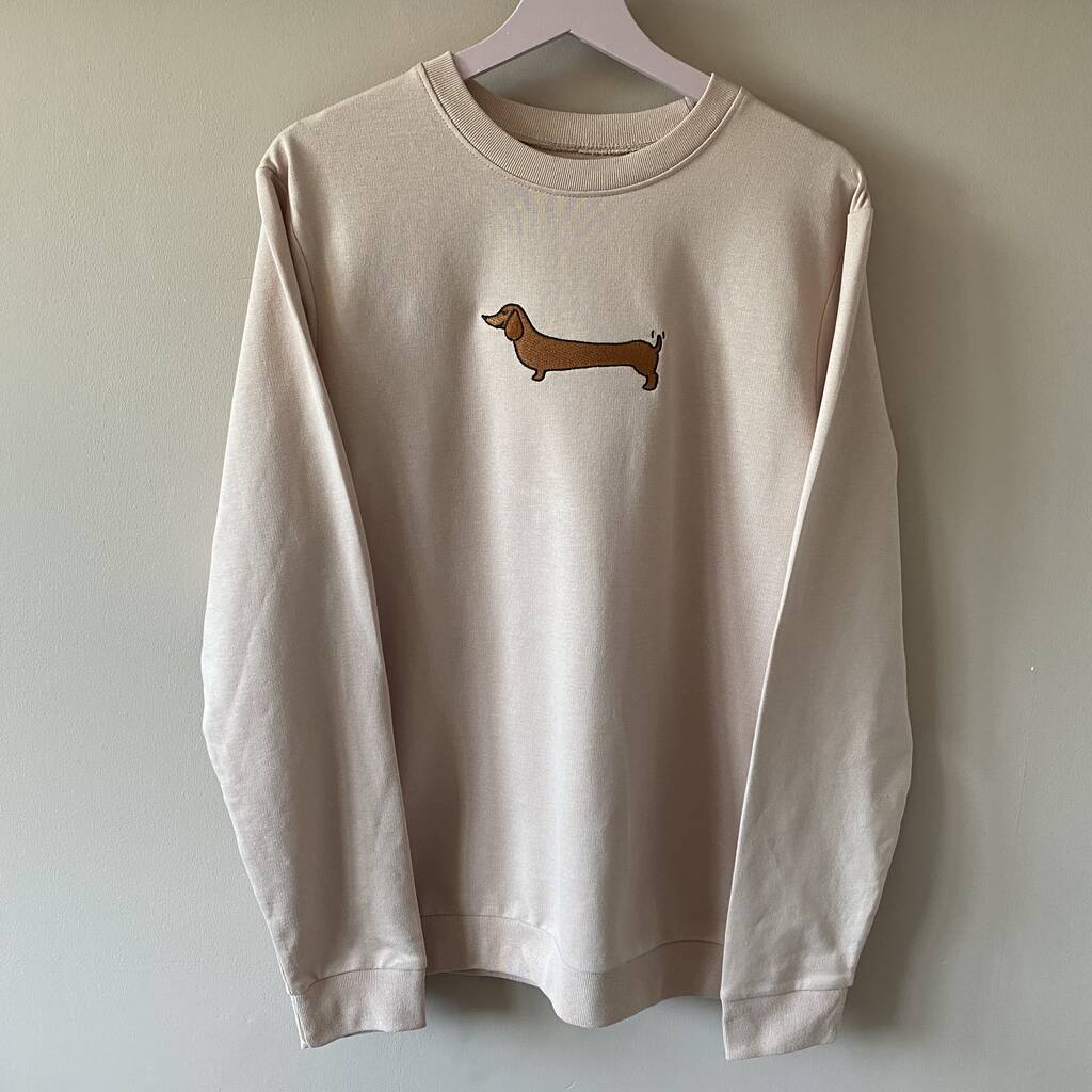 Sausage Dog Sweater
 Embroidered sausage Dog Sweater By This Sweet Year