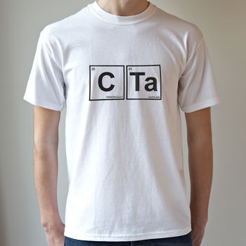 Personalised Humorous Periodic Table T Shirt, 6 of 8