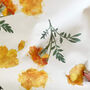 Milestone Birth Flower Tea Towel And Coaster Gift Set, thumbnail 8 of 12