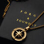 Men's 18k Gold Plated North Star Pendant 'Polaris', thumbnail 2 of 10