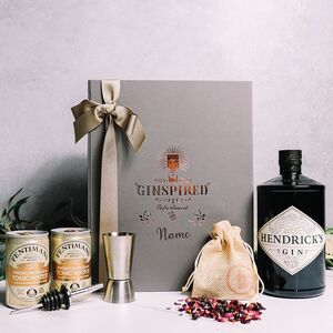 Personalised Hendricks Gin Gift Set In Luxury Gift Box By