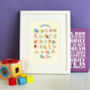 Personalised My First Alphabet Print, thumbnail 6 of 6