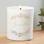 Grandma Birthday Gift Personalised Engraved Candle, thumbnail 1 of 11