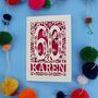 Personalised 60th Birthday Card Papercut Woodland Design, thumbnail 8 of 11