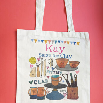 Personalised Pottery Bag, 11 of 12