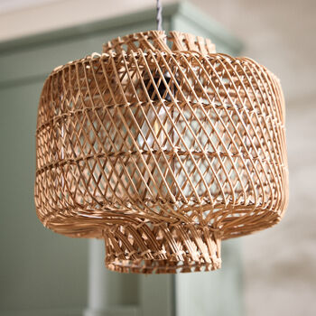 Boxed Diamond Woven Pendant Shade, 4 of 5