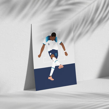 Marcus Rashford England World Cup Print, 2 of 4