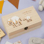 Personalised New Baby Elephant Memory Box Gift, thumbnail 4 of 4