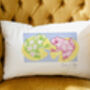 'Our Pad' Personalised Frog Cushion New Home Gift, thumbnail 2 of 4