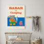 Babar The Elephant Camping Nursery Art Print, thumbnail 2 of 3