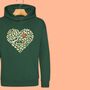 'Leopard Heart Of Hearts' Kids Hoodie, thumbnail 4 of 7