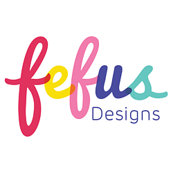 Fefus Designs colourful logo