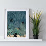 Black Cats In A Potted Jungle Print, thumbnail 5 of 6