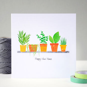 Houseplants New Home Card, 3 of 8