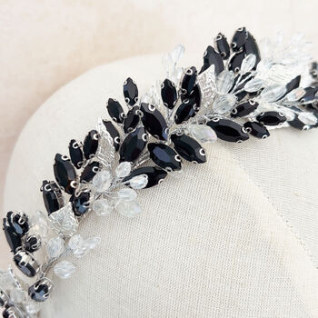 Black Bridal Crown, 3 of 6