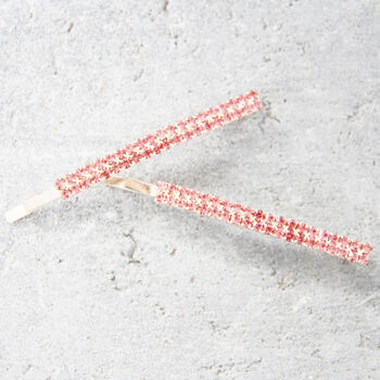 Set Of Two Crystal Hair Slides, 6 of 6