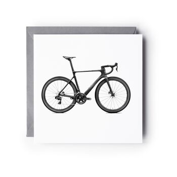 Racing Bike – Hand Drawn Cycling Greeting Card Illustration, 2 of 6