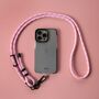 Pink Blue Adjustable Phone Strap Universal Crossbody Rope Lanyard, thumbnail 1 of 3