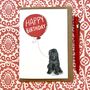 Personalised Tibetan Terrier Birthday Card, thumbnail 3 of 3