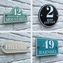 Personalised House Sign Road, Number And Design, thumbnail 2 of 10