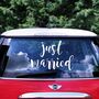 Wedding Day Car Sticker, thumbnail 1 of 2