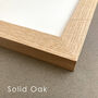 30 X 40 Cm Solid Wood Picture Frame Oak / White, thumbnail 3 of 6