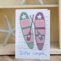 Paddle Boarding 'Sup' Pun Valentine Or Anniversary Card, thumbnail 1 of 3