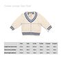 Personalised Baby Boy Cricket Jumper, thumbnail 8 of 12