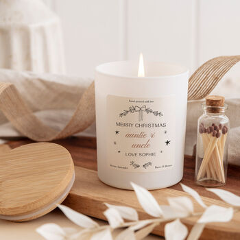 Christmas Candle Gift For Auntie And Uncle, 2 of 10