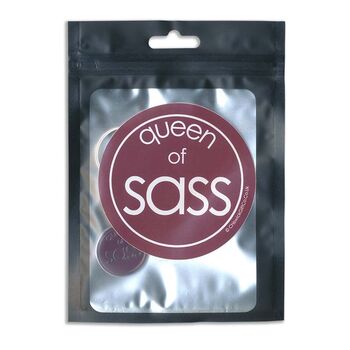 Queen Of Sass Keyring Gift For Sassy Daughters, 4 of 4