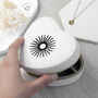 Customisable Sun White Heart Jewellery Case, thumbnail 4 of 11