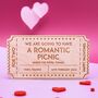 Personalised Valentines Wooden Ticket Gift Voucher, thumbnail 1 of 4