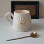 Handmade Ceramic Daisy Mug, thumbnail 2 of 12