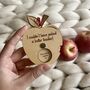 Personalised Message Reveal Wheel Apple Teacher Gift, thumbnail 6 of 6