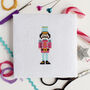 'Nutcracker' Mini Cross Stitch Kit, thumbnail 1 of 2