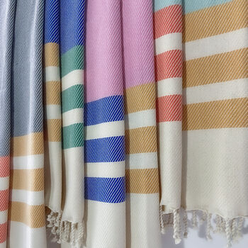 Personalised Cotton Throw Shawl Gift For Her, 10 of 10