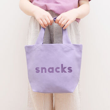 'Snacks' Little Lavender Bag, 4 of 5